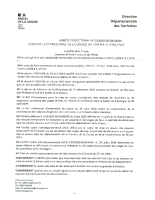 Arrêté Prefectoral (recto)