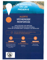 Alerte sécheresse renforcée